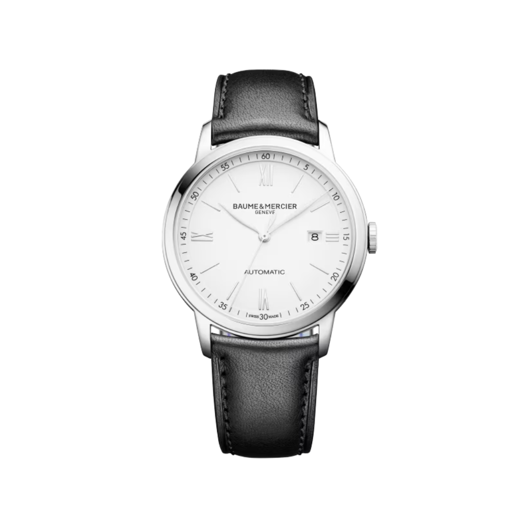 Baume Et Mercier Classima Automatique Cuir Noir