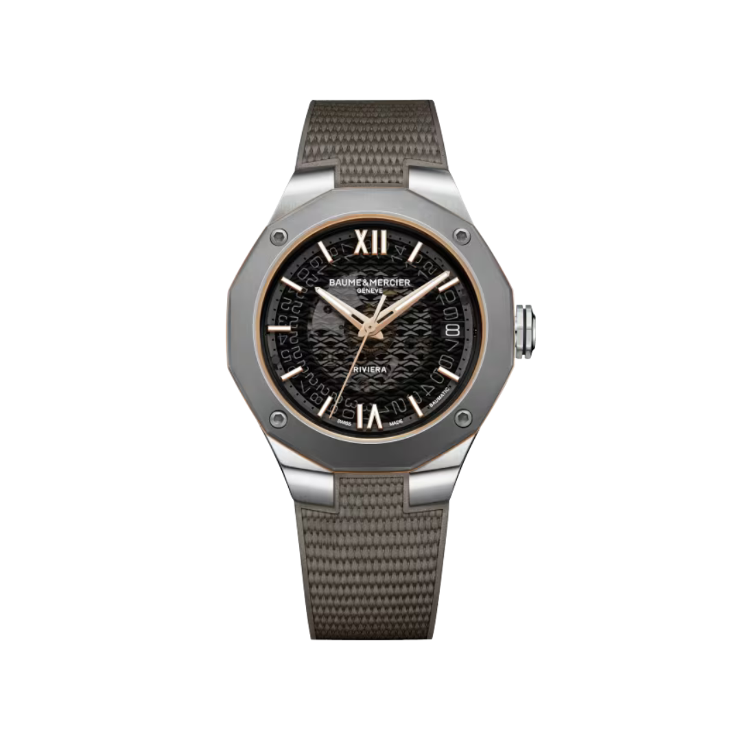 Baume Et Mercier Riveria  Titane Gris Rose Gold