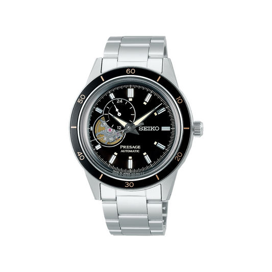 Seiko Presage Coeur Ouvert Noir