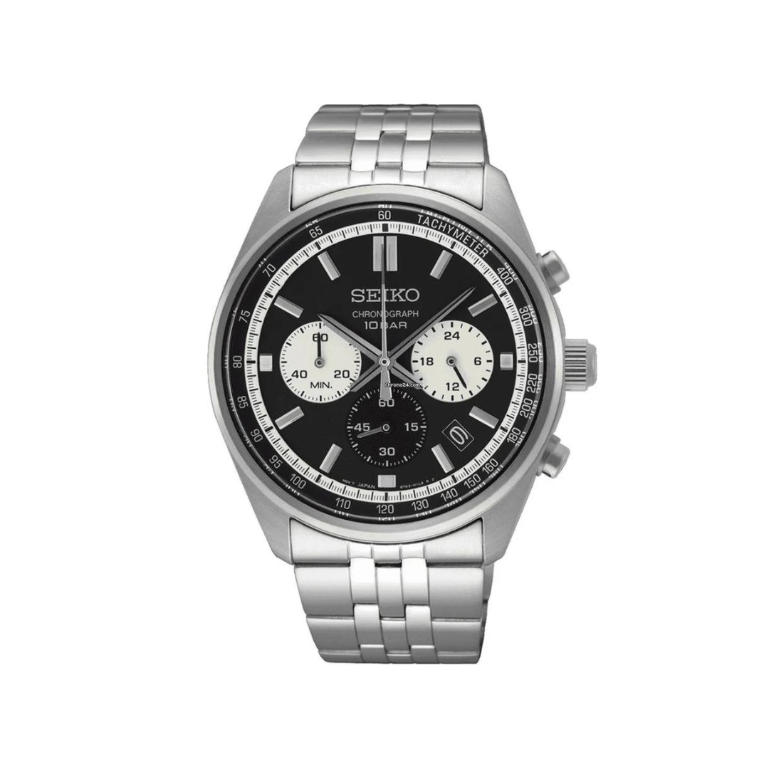 Seiko Quartz Chronographe Noir