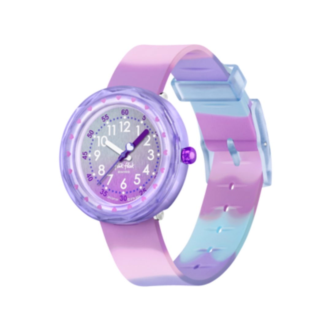 Flik Flak Fuze in Purple FCSP131 sur fond blanc