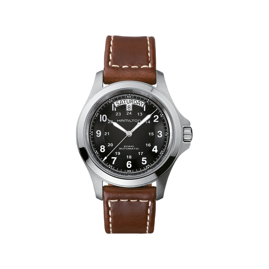 Hamilton Khaki Field King Auto 40 mm Noir – H64455533
