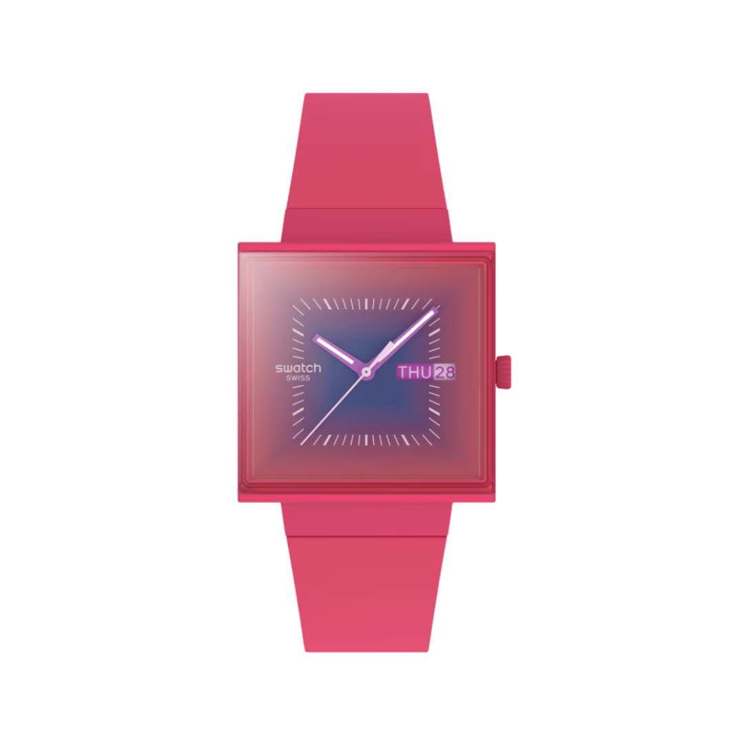 Swatch Squarely Berry