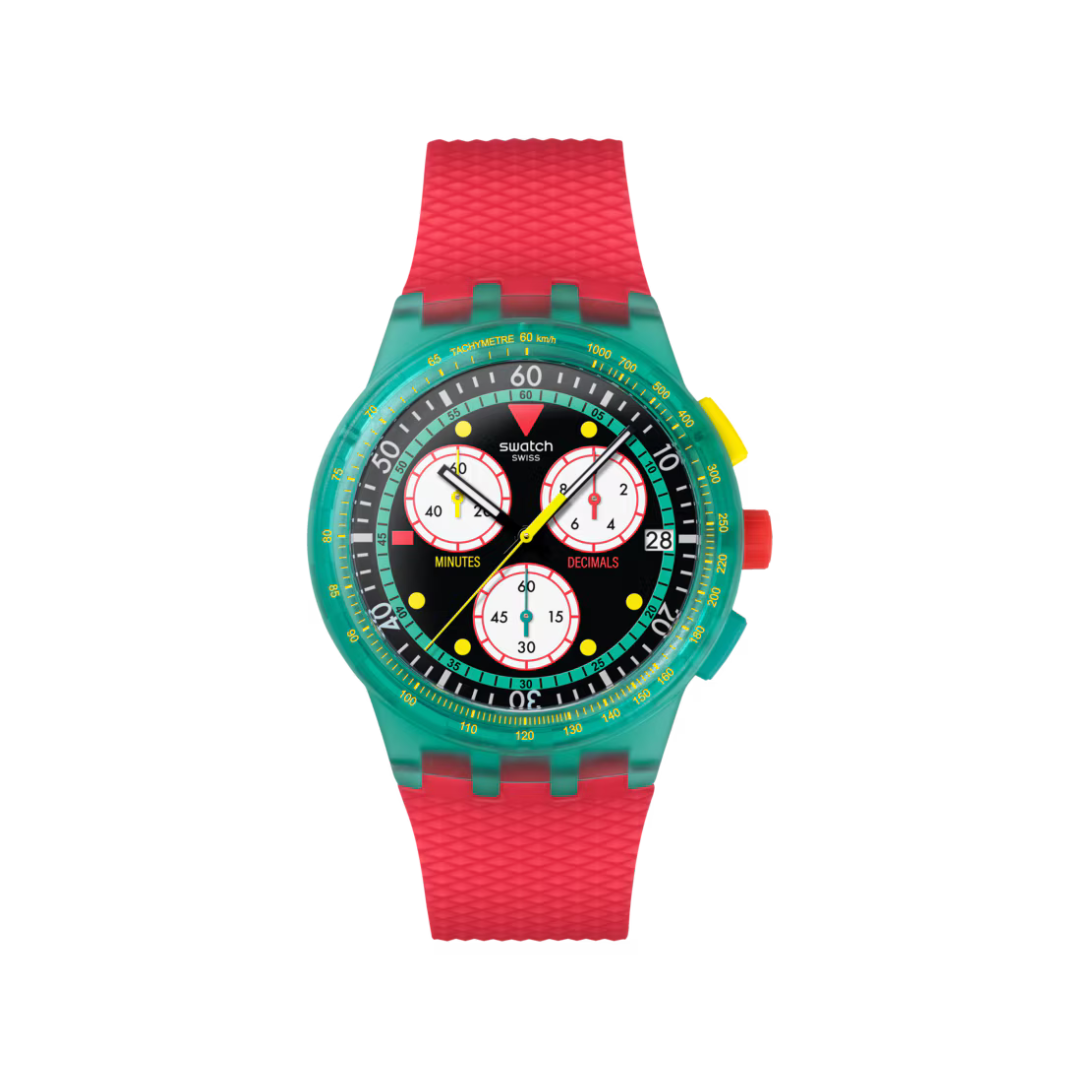 Swatch Neon Emerald Chrono