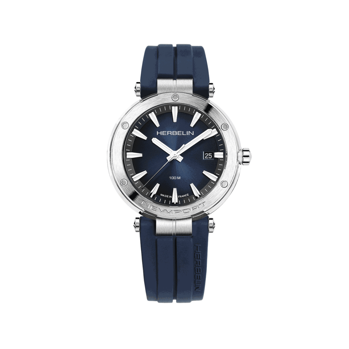 Herbelin Newport Silicone Bleu