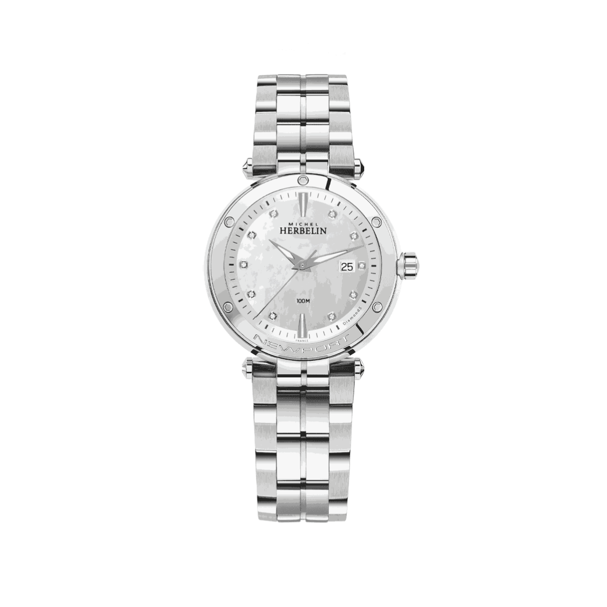 Herbelin Newport Femme Acier Nacre