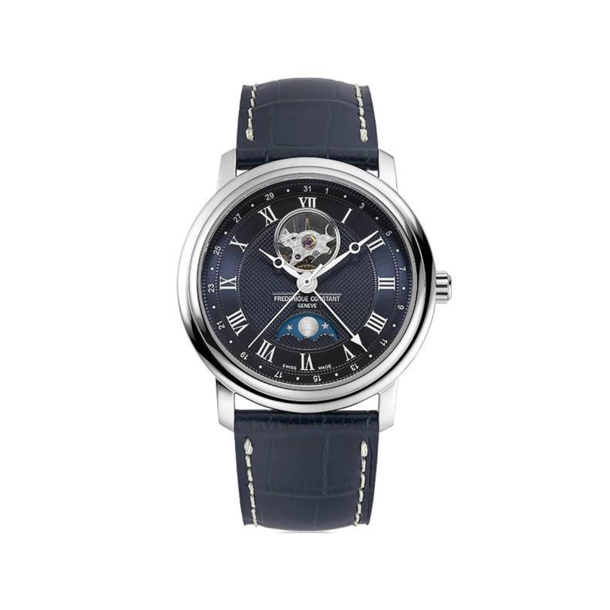 Frédérique Constant Moonphase Date Bleu
