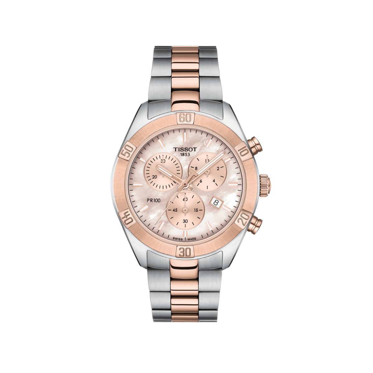 Tissot PR 100 Sport Chic Chronograph Or Rose