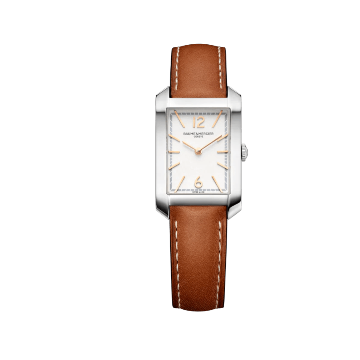 Baume Et Mercier Hampton Quartz Cuir Marron