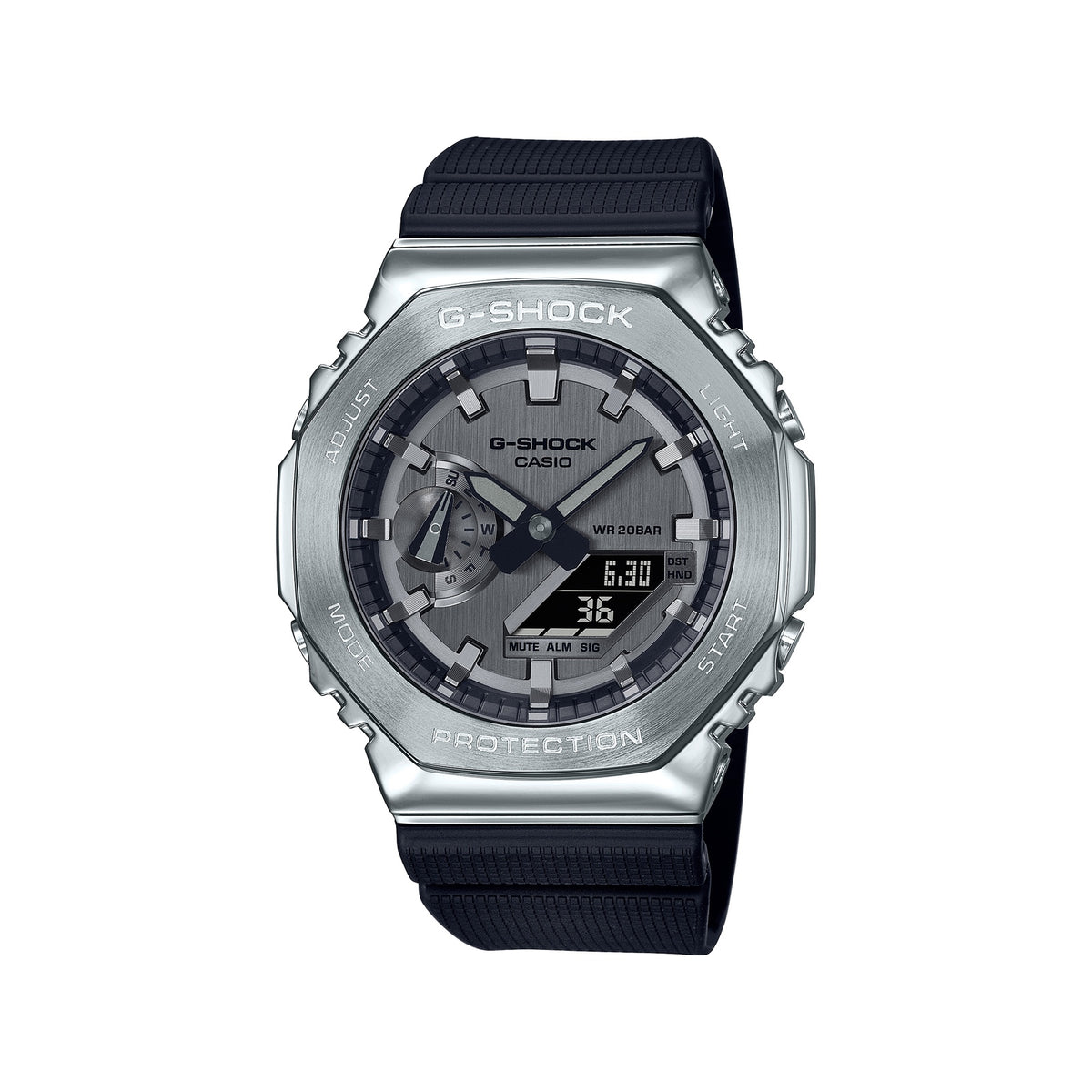 Casio G-Shock Metal Cover Noir — GM-2100-1AER
