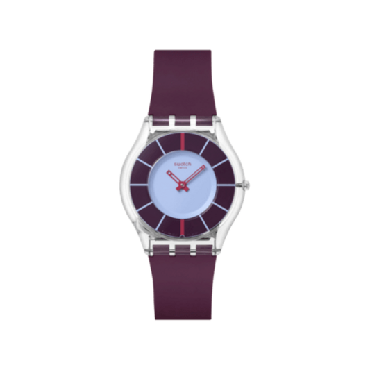 Swatch Always on Time SS08K122 sur fond blanc