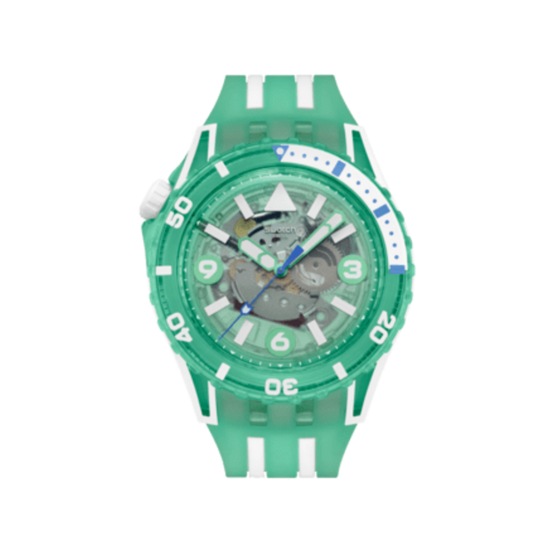 Swatch Medusae SSCU09L100 sur fond blanc