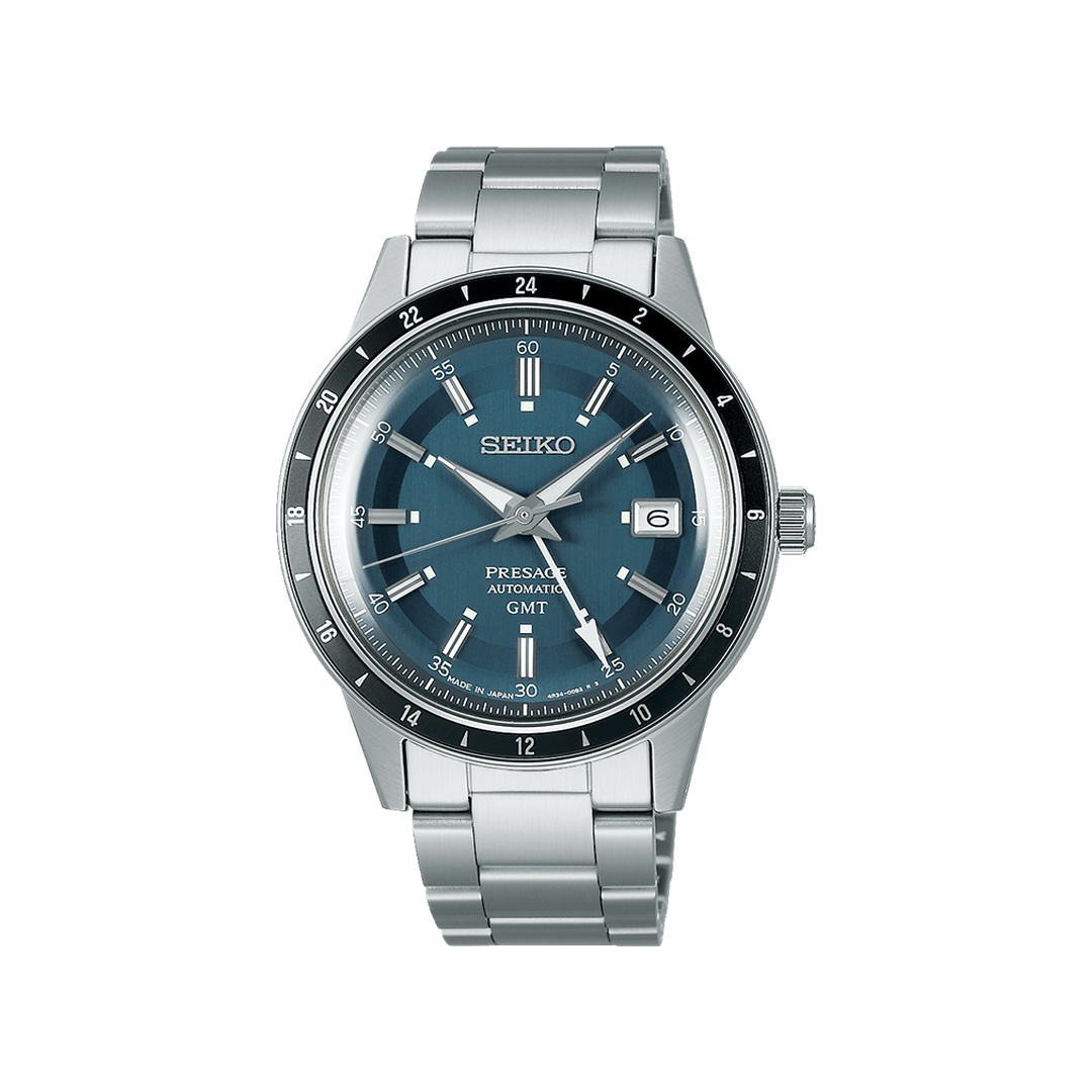 Montre Seiko SSK009J1 sur fond blanc