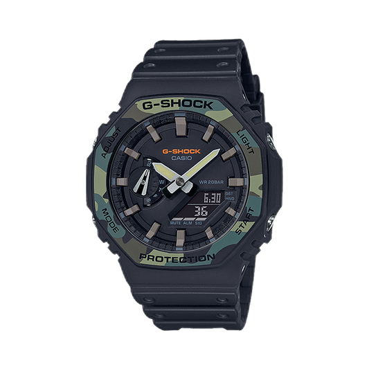 Casio GA-2100SU-1AER sur fond blanc