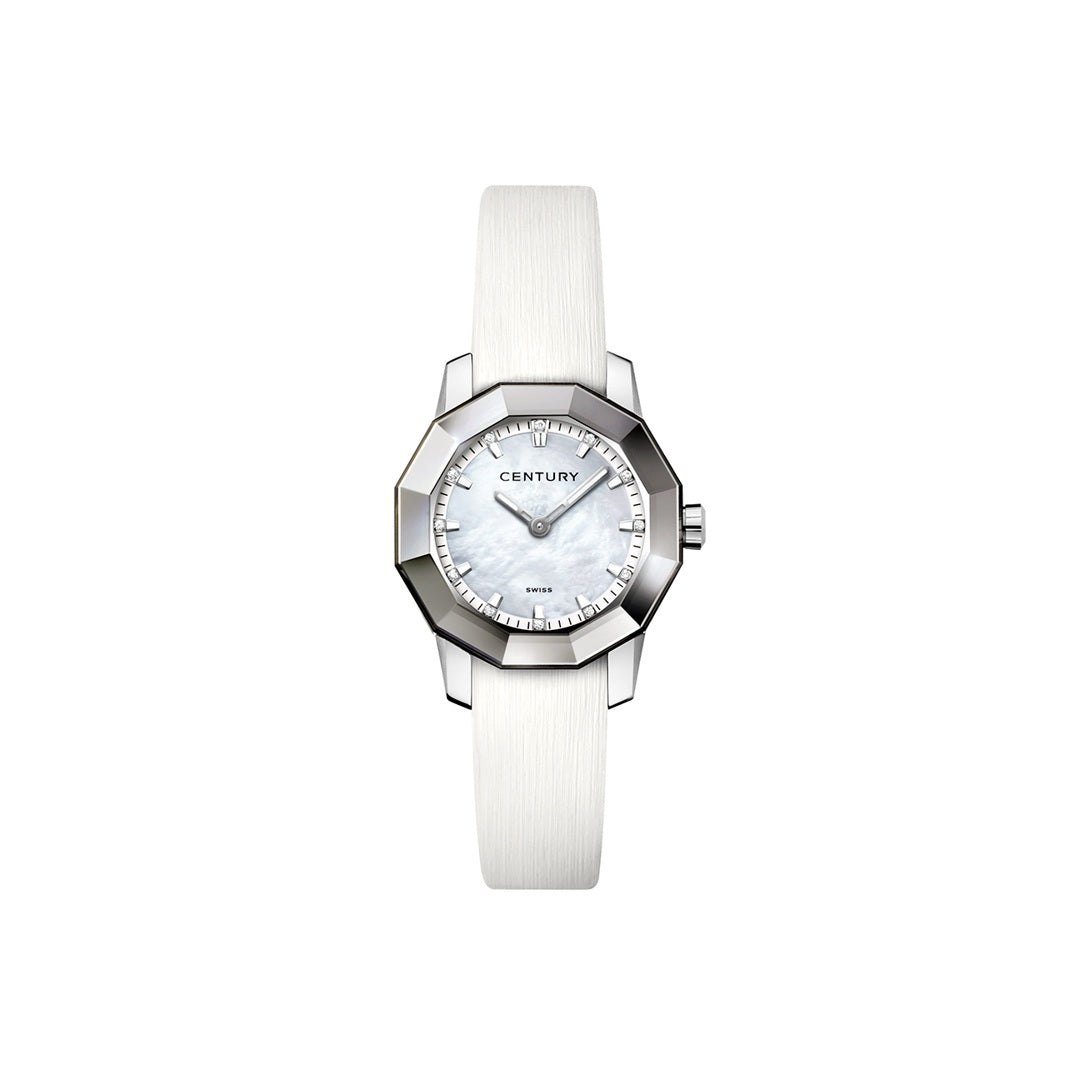 Century Prime Time nacre blanche – 606.7.S.A1.13.15D.QZN
