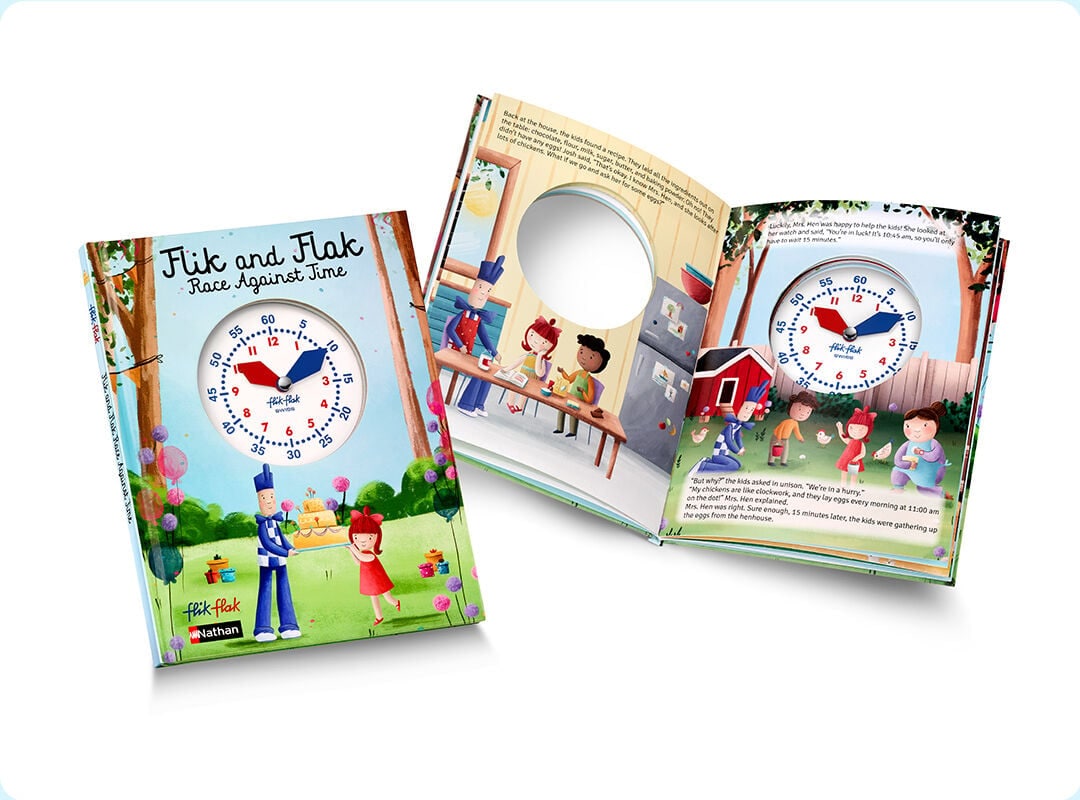 Livre éducatif Flik Flak en français